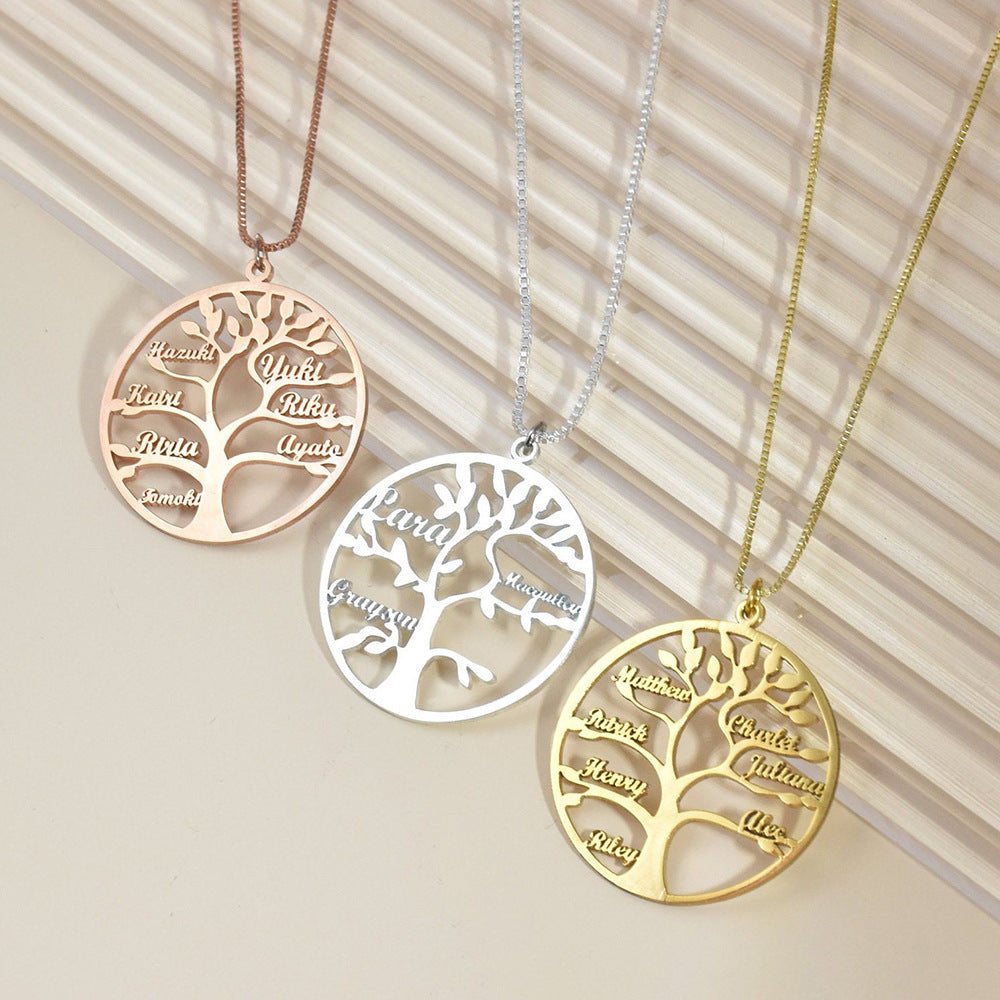 NAME OF LIFE TREE NECKLACES