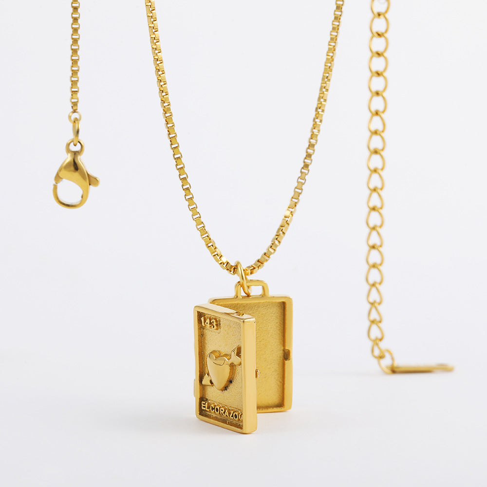 NEW MOON LOVE RETRO PHOTO FRAME NECKLACES