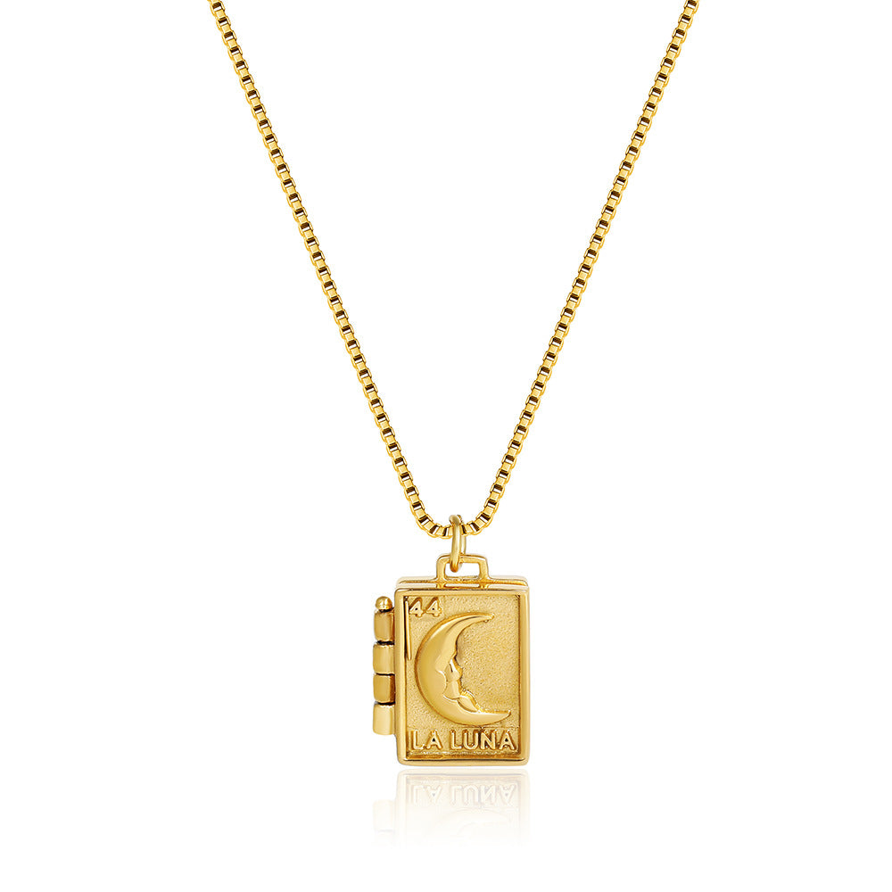 NEW MOON LOVE RETRO PHOTO FRAME NECKLACES