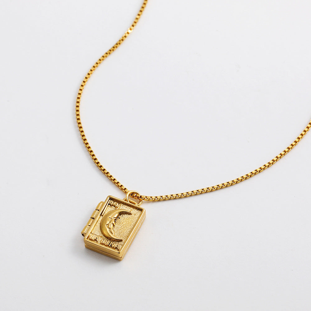 NEW MOON LOVE RETRO PHOTO FRAME NECKLACES