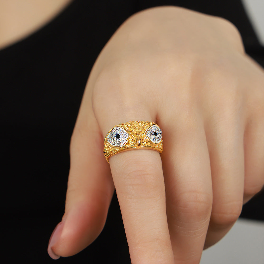 OWL WIDE RING
