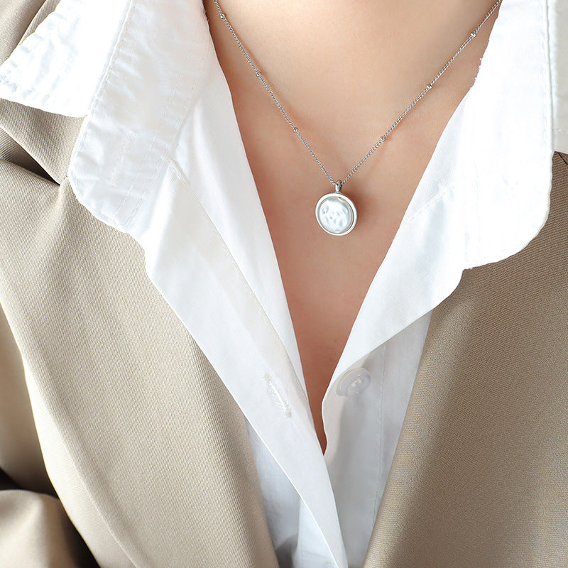 PEARL DOUBLE-SIDED PENDANT NECKLACE