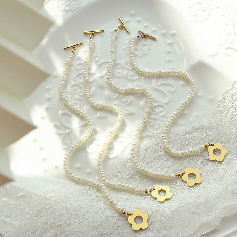 PEARL FLOWER BRACELET