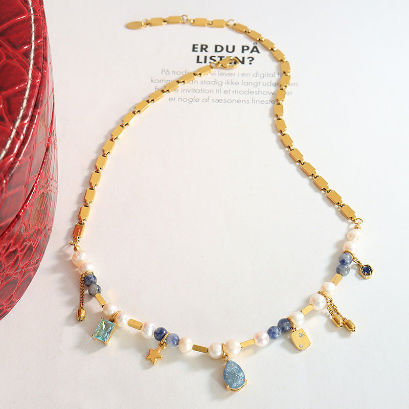 PEARL GLASS NECKLACE