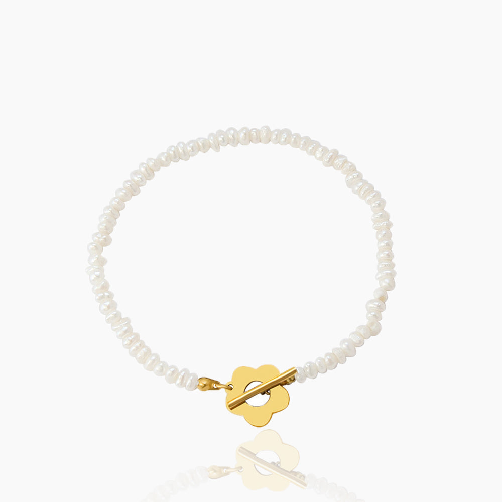 PEARL FLOWER BRACELET