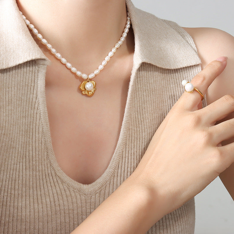 PEARL PENDANT PEARL STRING NECKLACE