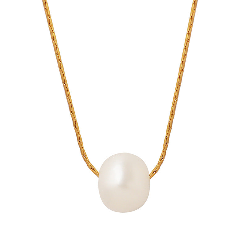 PEARL PENDANT TEMPERAMENT NECKLACE