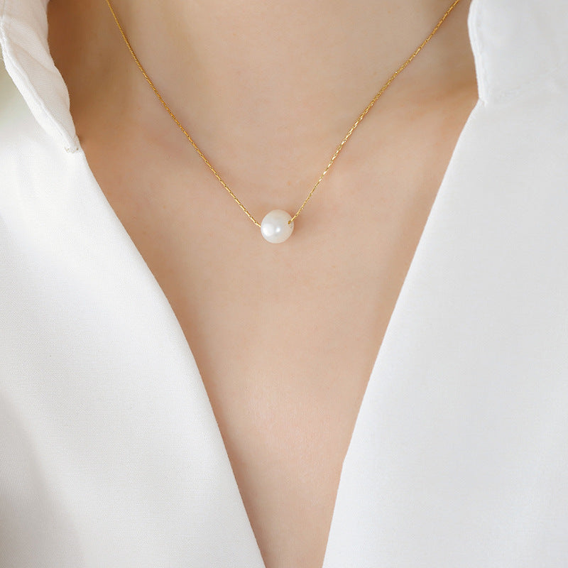 PEARL PENDANT TEMPERAMENT NECKLACE