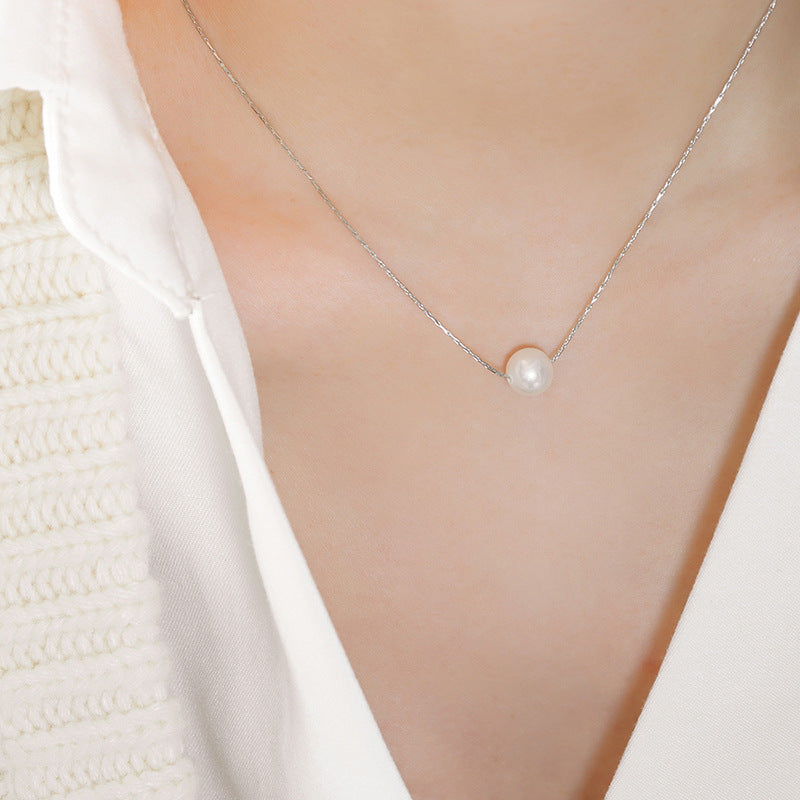 PEARL PENDANT TEMPERAMENT NECKLACE