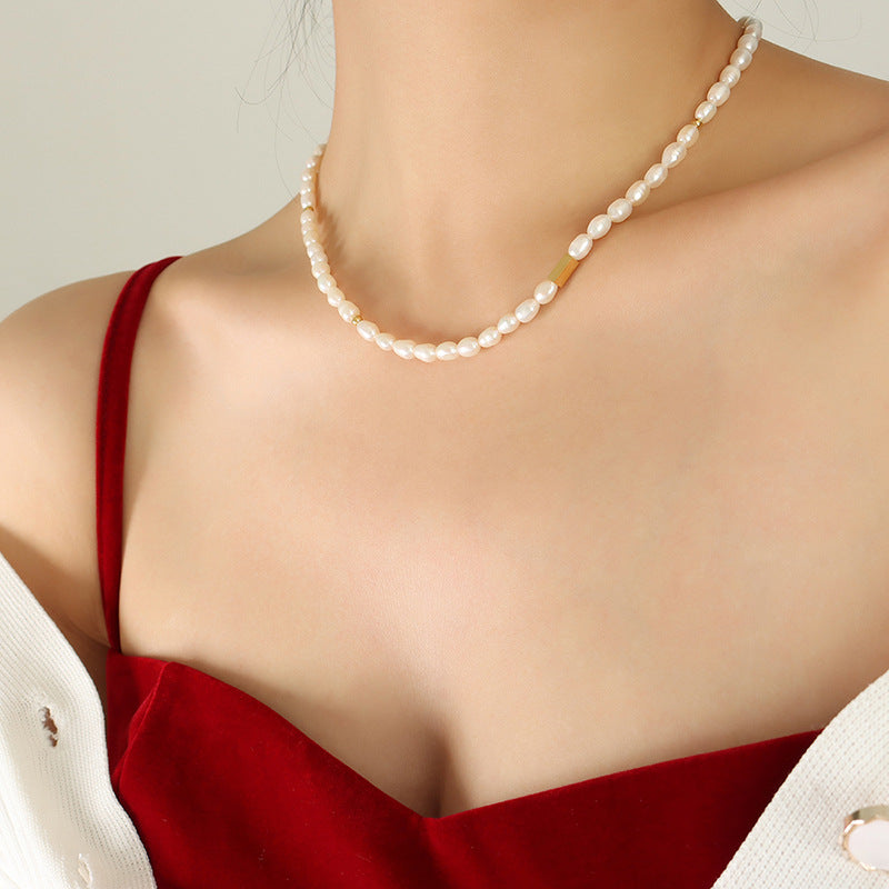 PEARL SPLICING NECKLACE