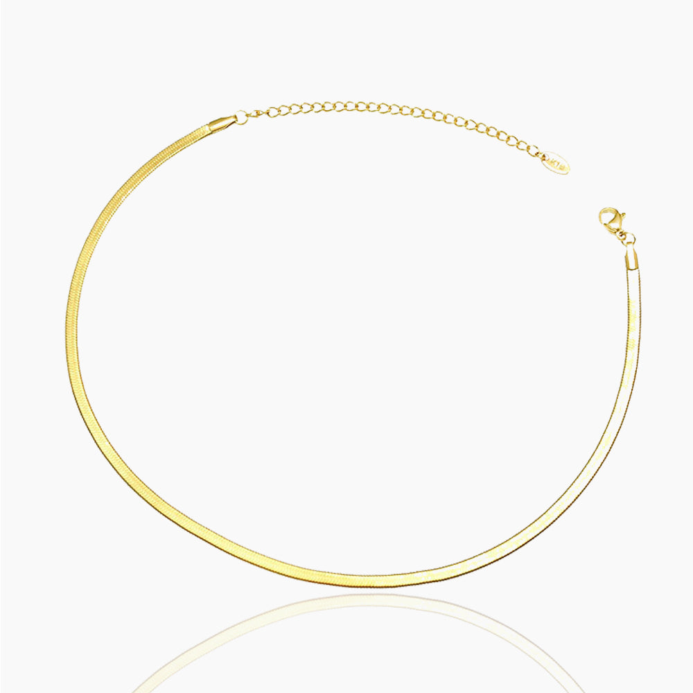 PLAIN CHAIN COLLARBONE NECKLACE