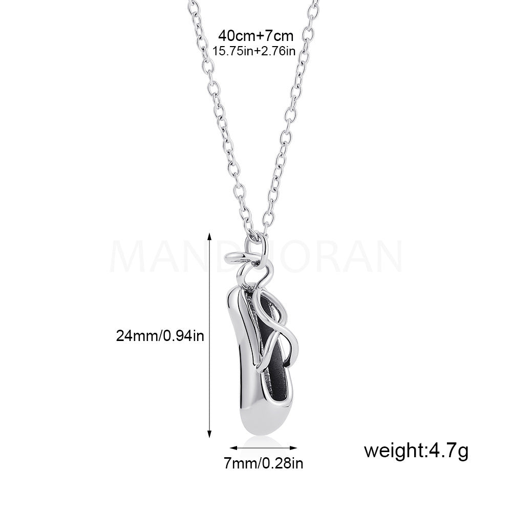 PRINCESS BALLET SHOES NECKLACE