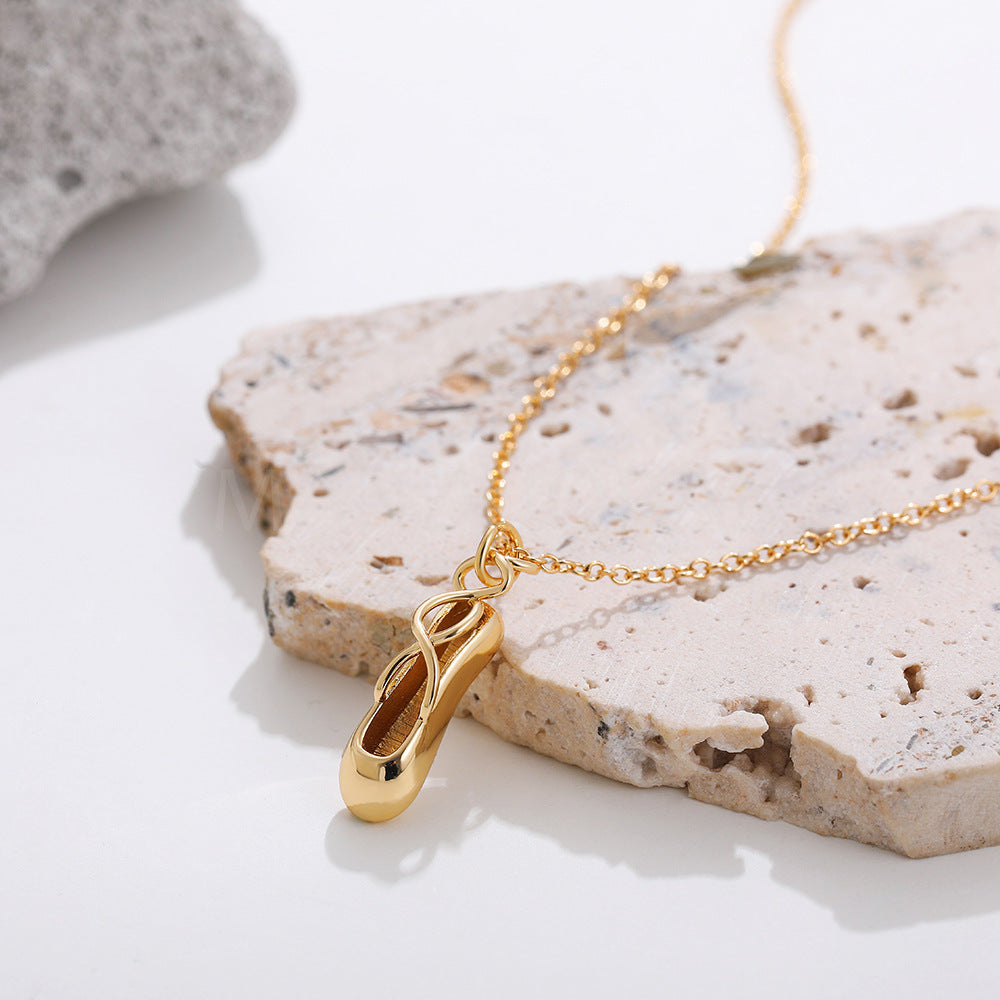 PRINCESS BALLET SHOES NECKLACE