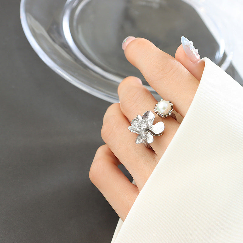 Pearl Flower Ring