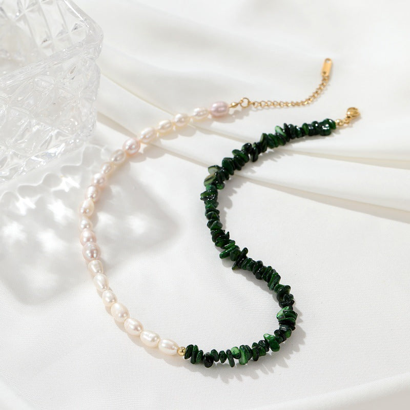 Premium Two tone Pearl Necklace