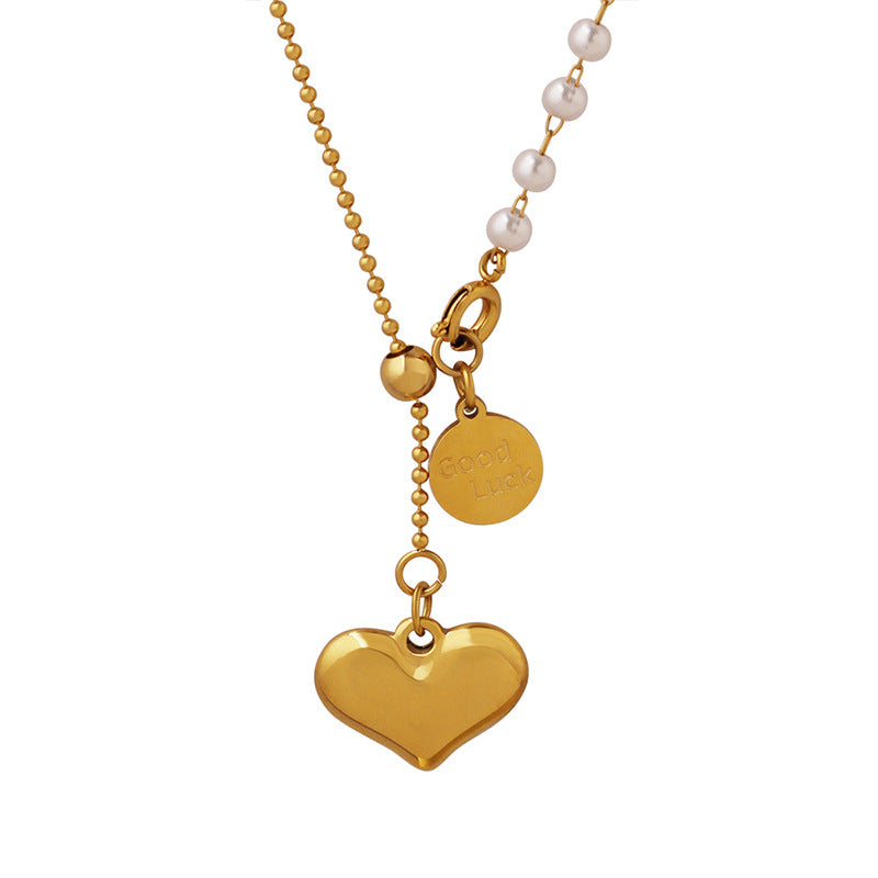 RETRO LOVE PENDANT NECKLACE