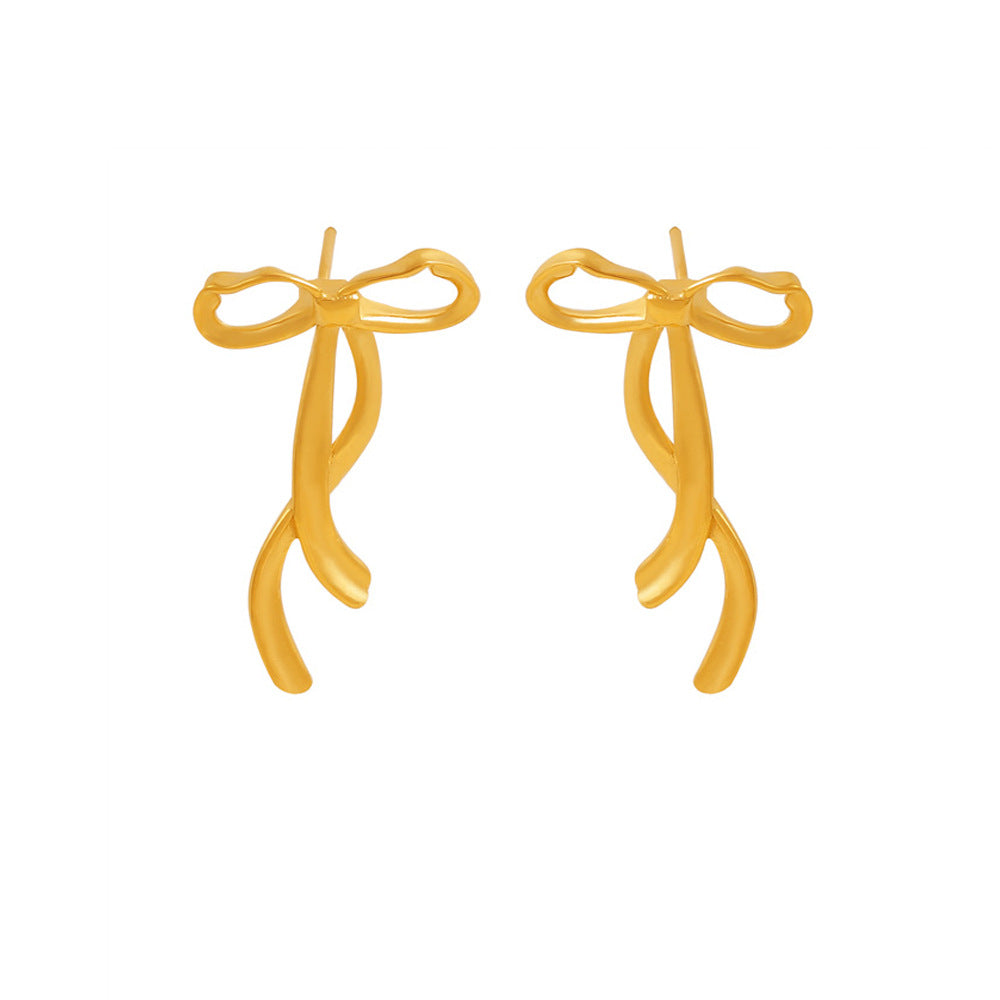 RIBBON BOW EARRINGS