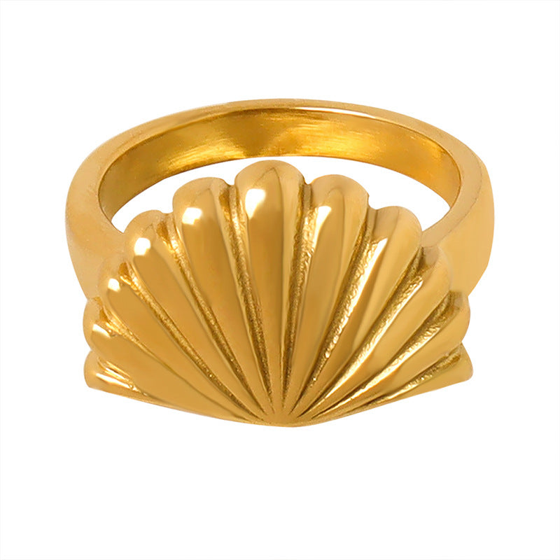 ROMANTIC SHELL RING