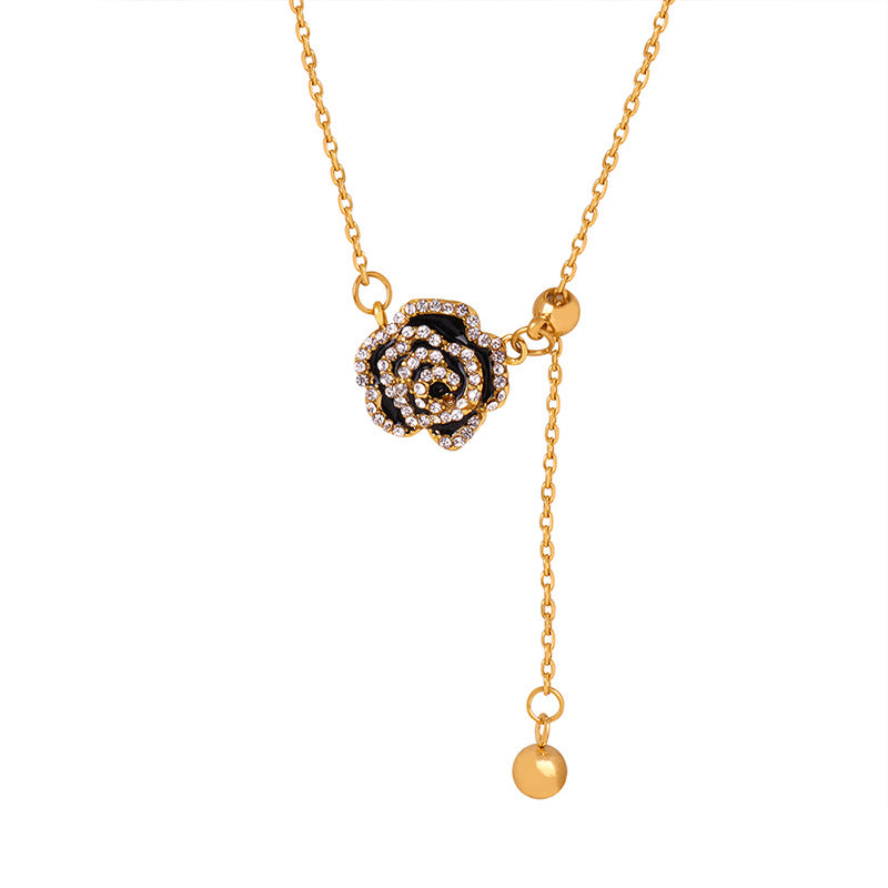 ROSE COLLARBONE CHAIN NECKLACE