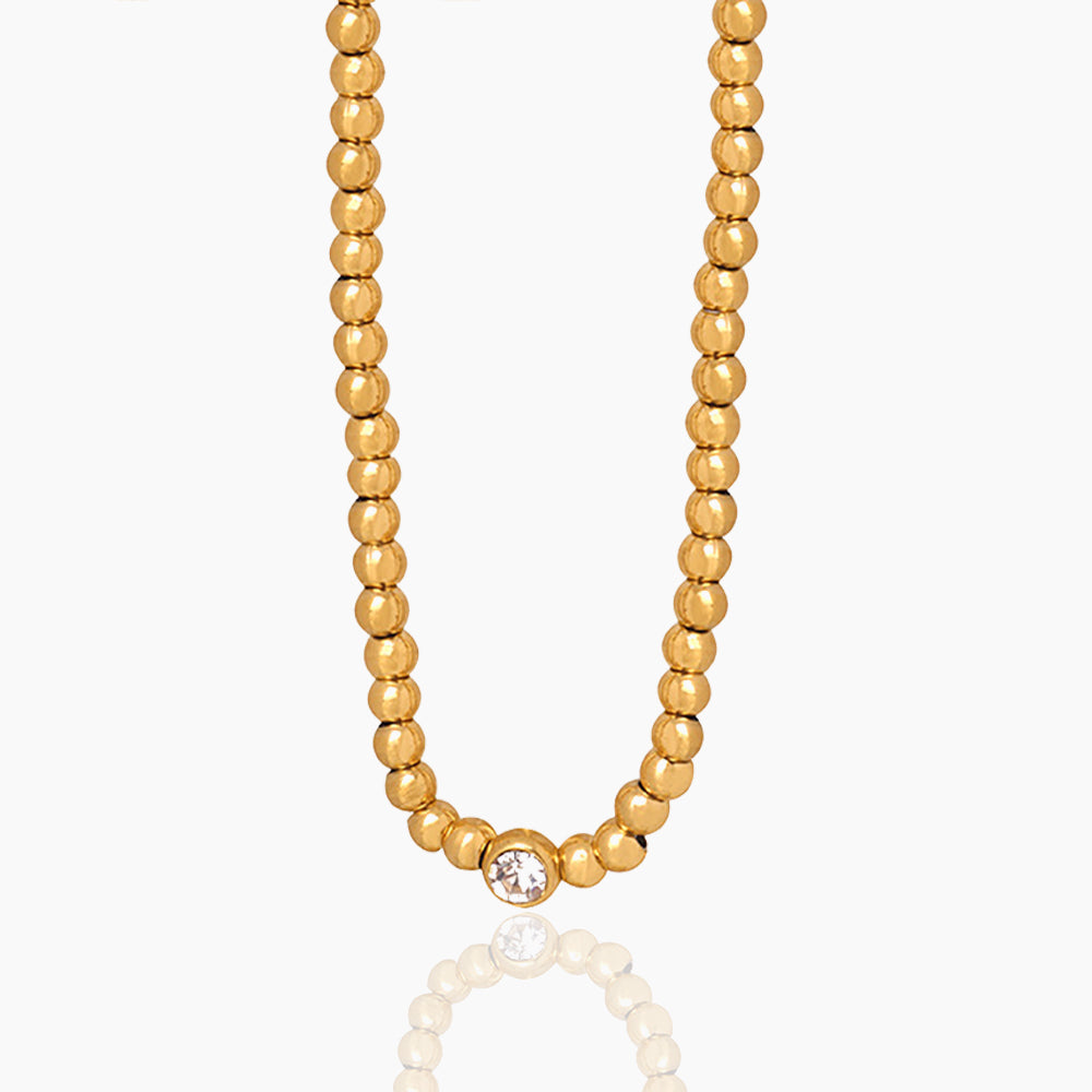 ROUND BEADED NECKLACE