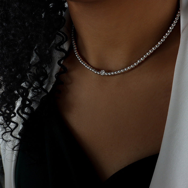 ROUND BEADED NECKLACE