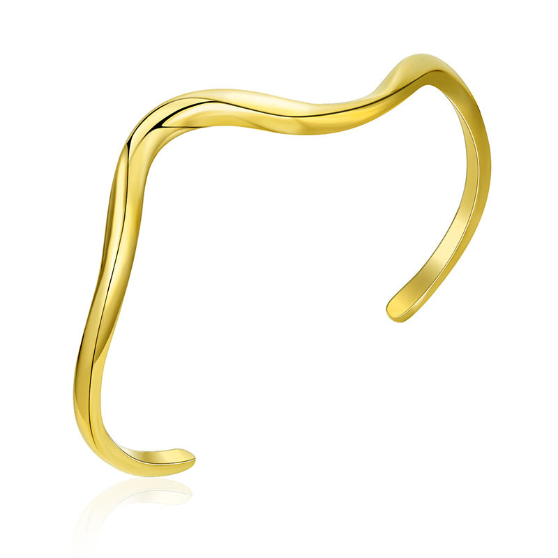 INS style S-shaped open bracelet