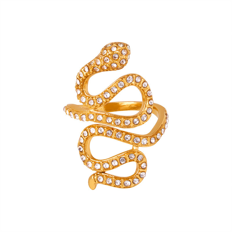 SERPENTINE WINDING RING