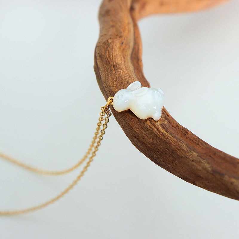 SHELL RABBIT NECKLACE
