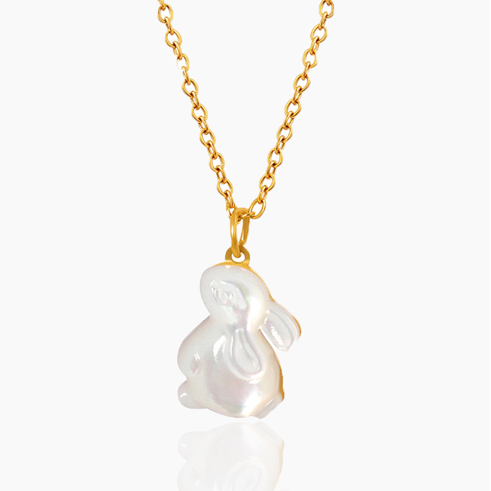 SHELL RABBIT NECKLACE