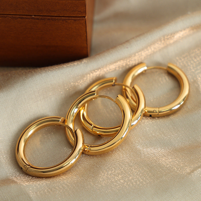 SIMPLE CIRCLE EARRINGS