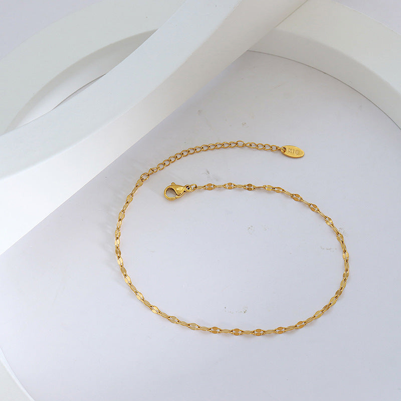 SMALL SHAPED ANKLE CHAIN