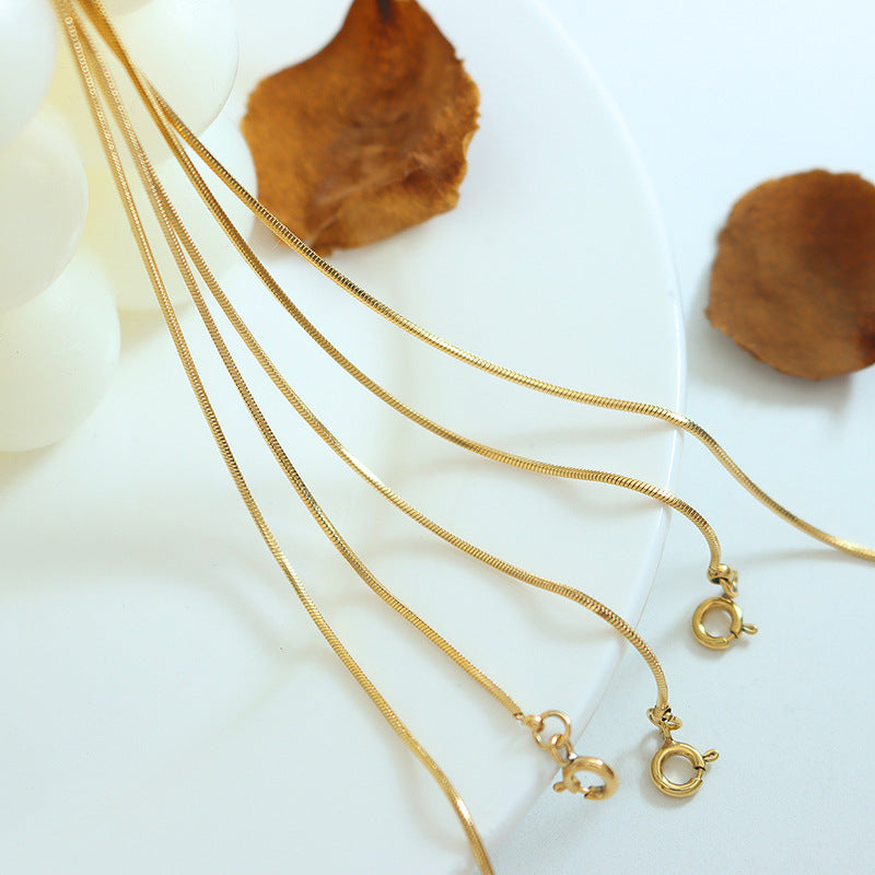 SNAKE BONE BARE CHAIN BRACELET