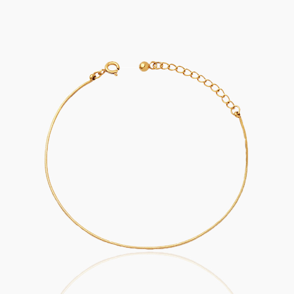 SNAKE BONE BARE CHAIN BRACELET