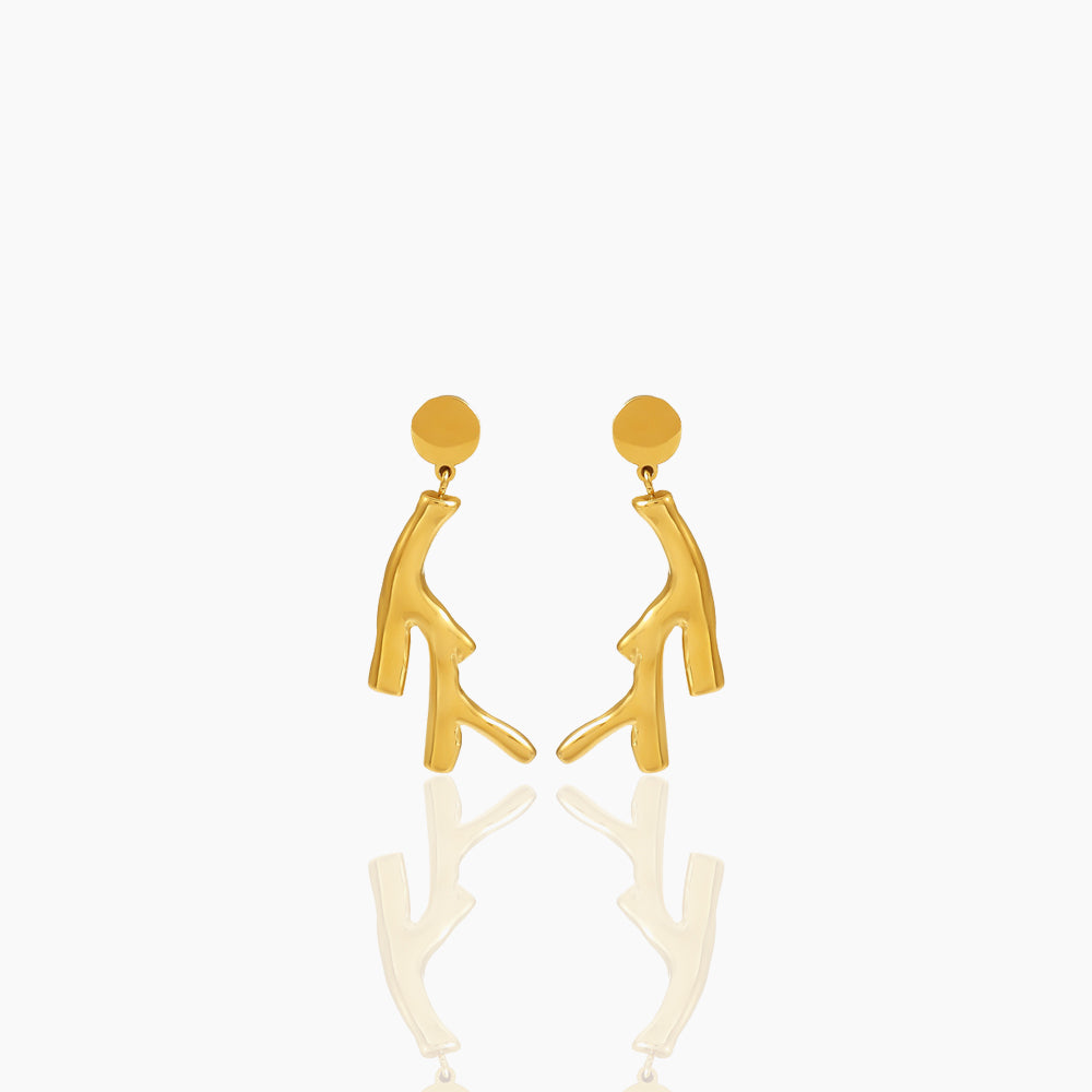 SPECIALTY CORAL BRANCH EARRINGS