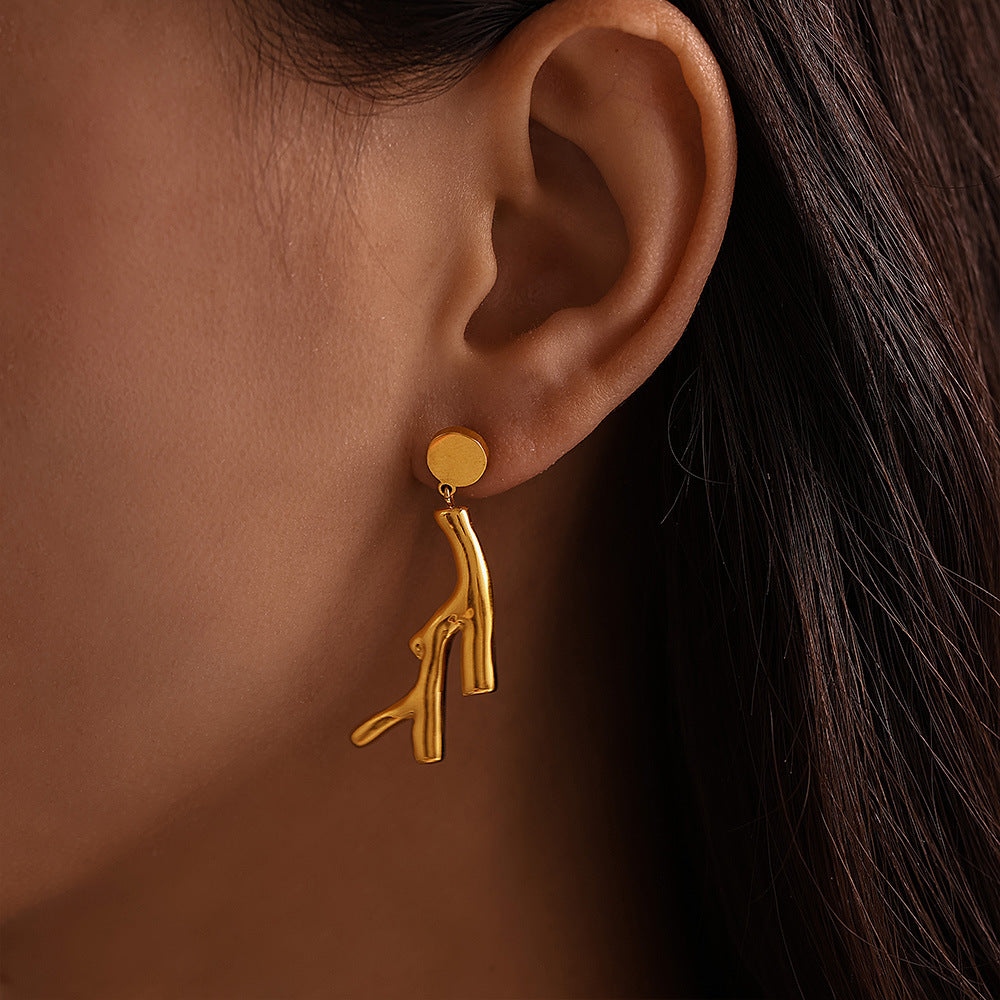 SPECIALTY CORAL BRANCH EARRINGS