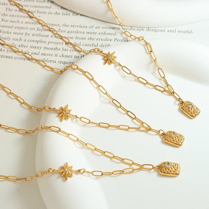 SPICY GIRL OCTAGONAL STAR NECKLACE