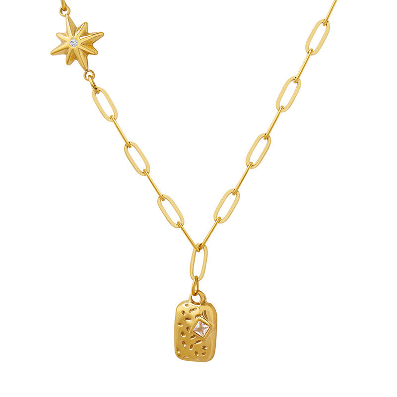 SPICY GIRL OCTAGONAL STAR NECKLACE