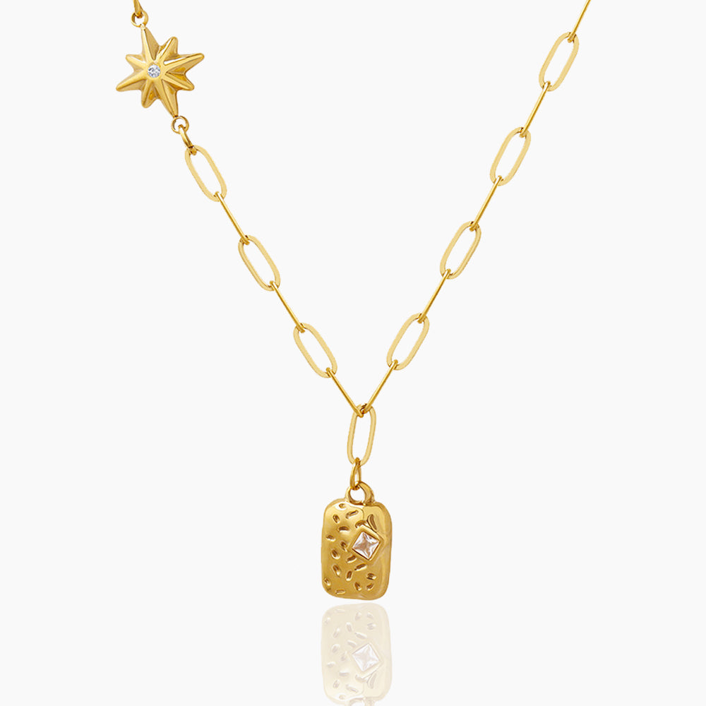 SPICY GIRL OCTAGONAL STAR NECKLACE