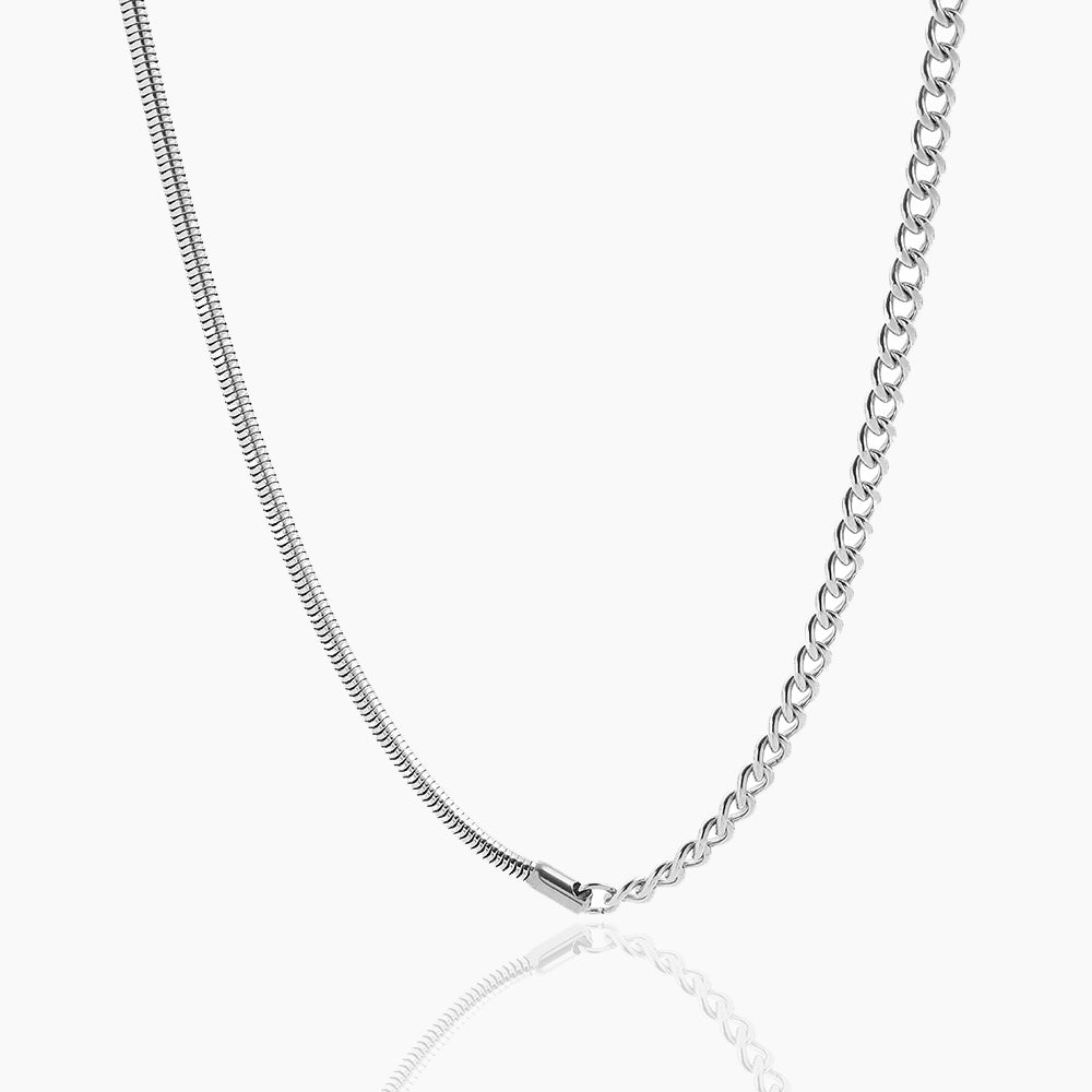 SPIRAL CHAIN NECKLACE