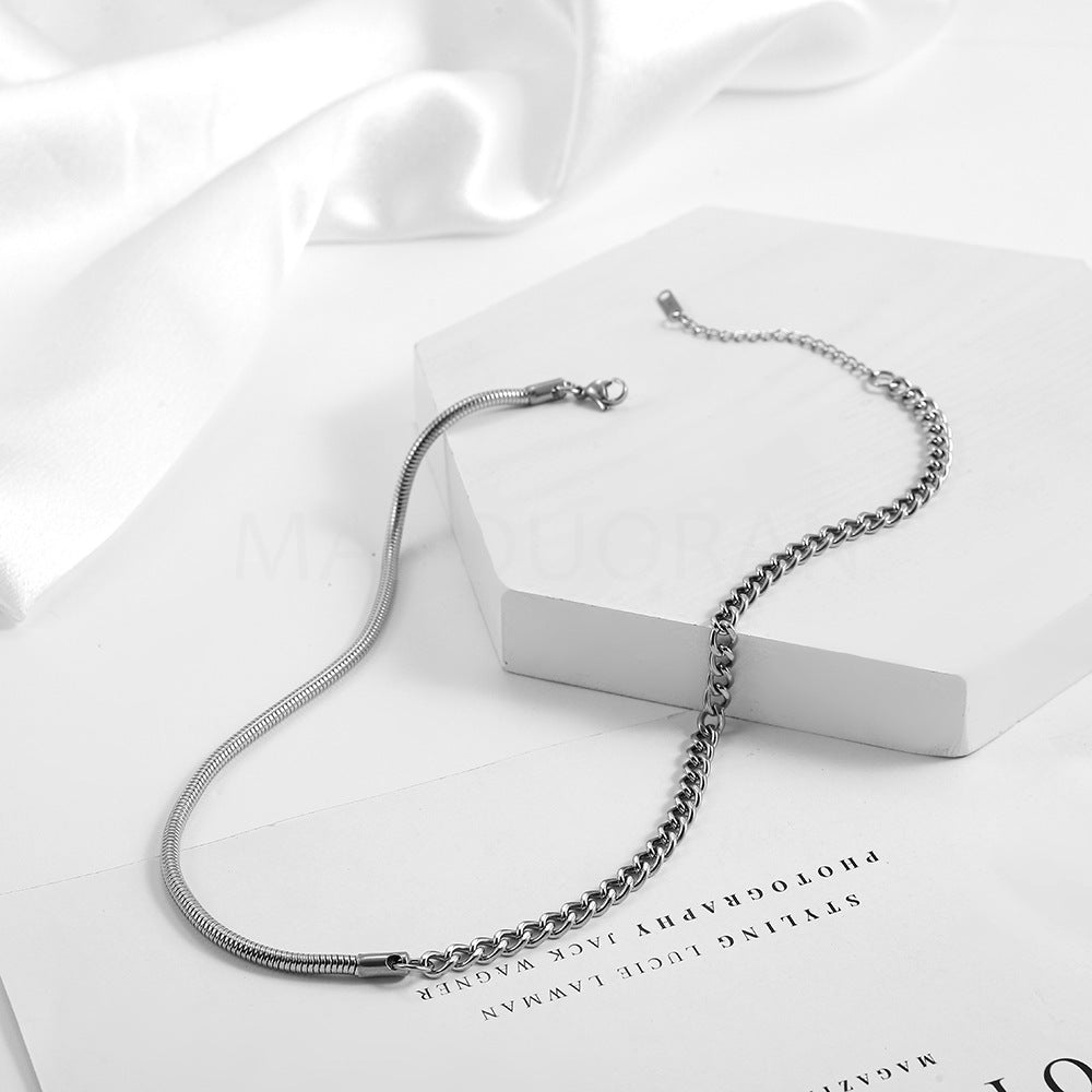 SPIRAL CHAIN NECKLACE