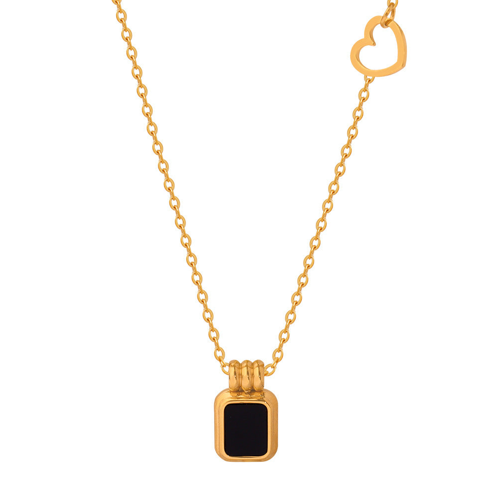 SQUARE PENDANT NECKLACE