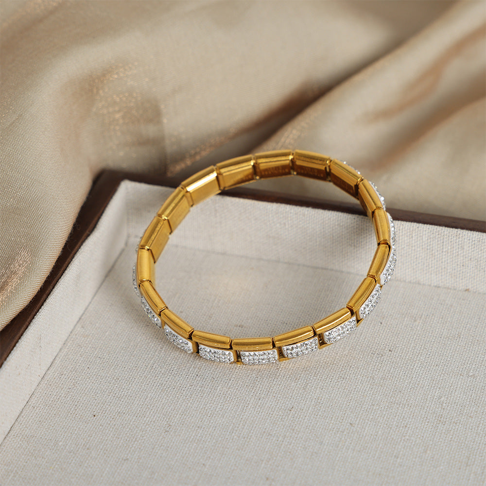 SQUARE ELASTIC ROPE BRACELET