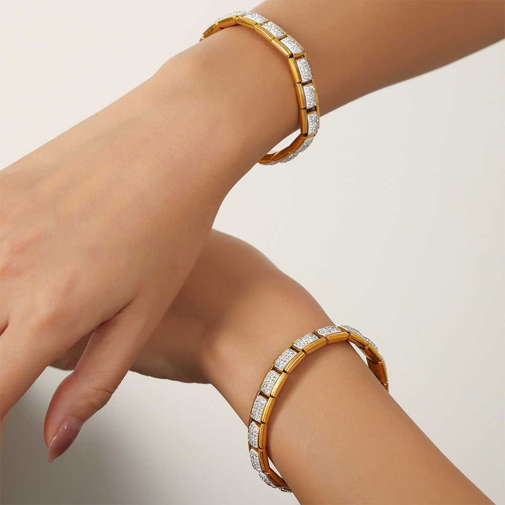 SQUARE ELASTIC ROPE BRACELET