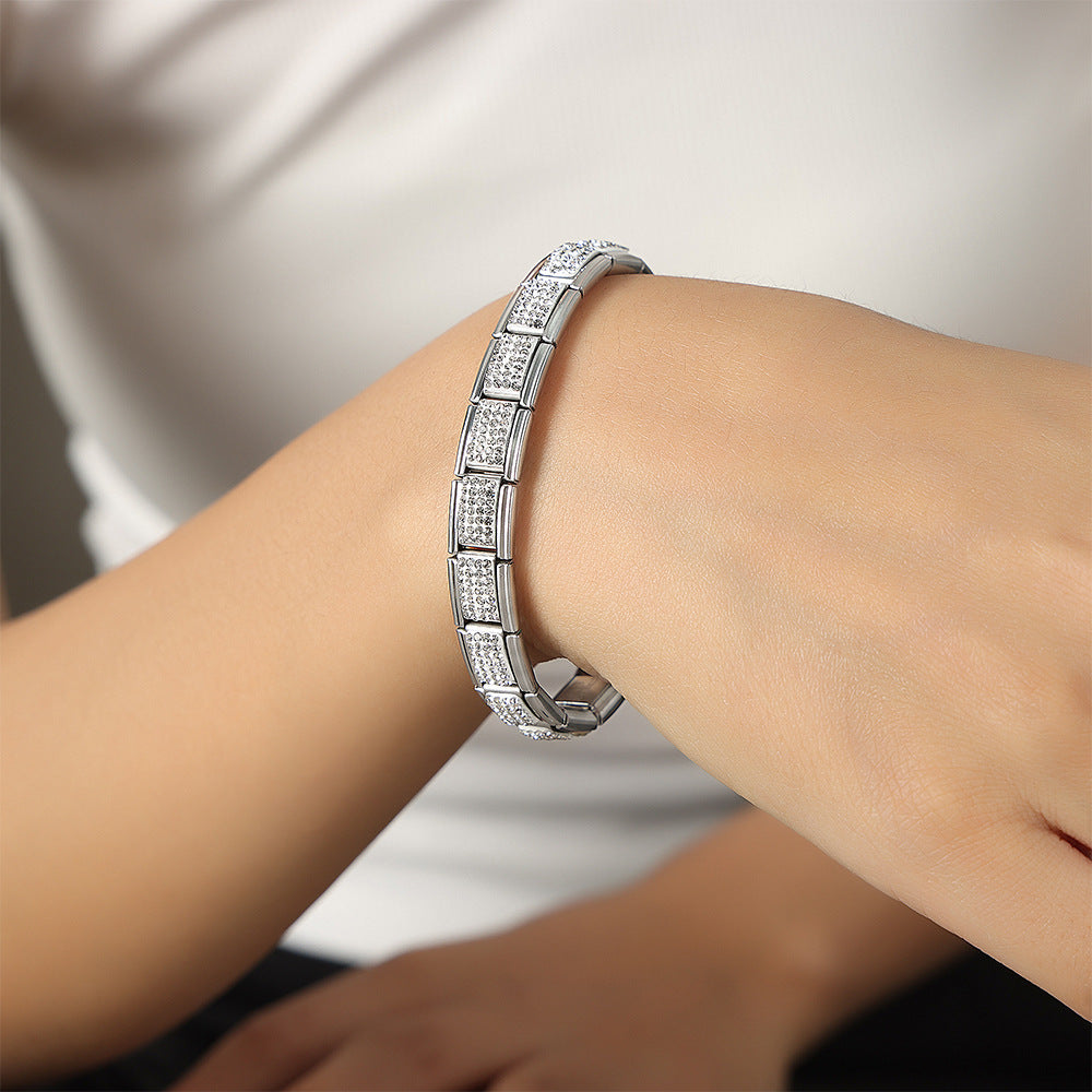 SQUARE ELASTIC ROPE BRACELET