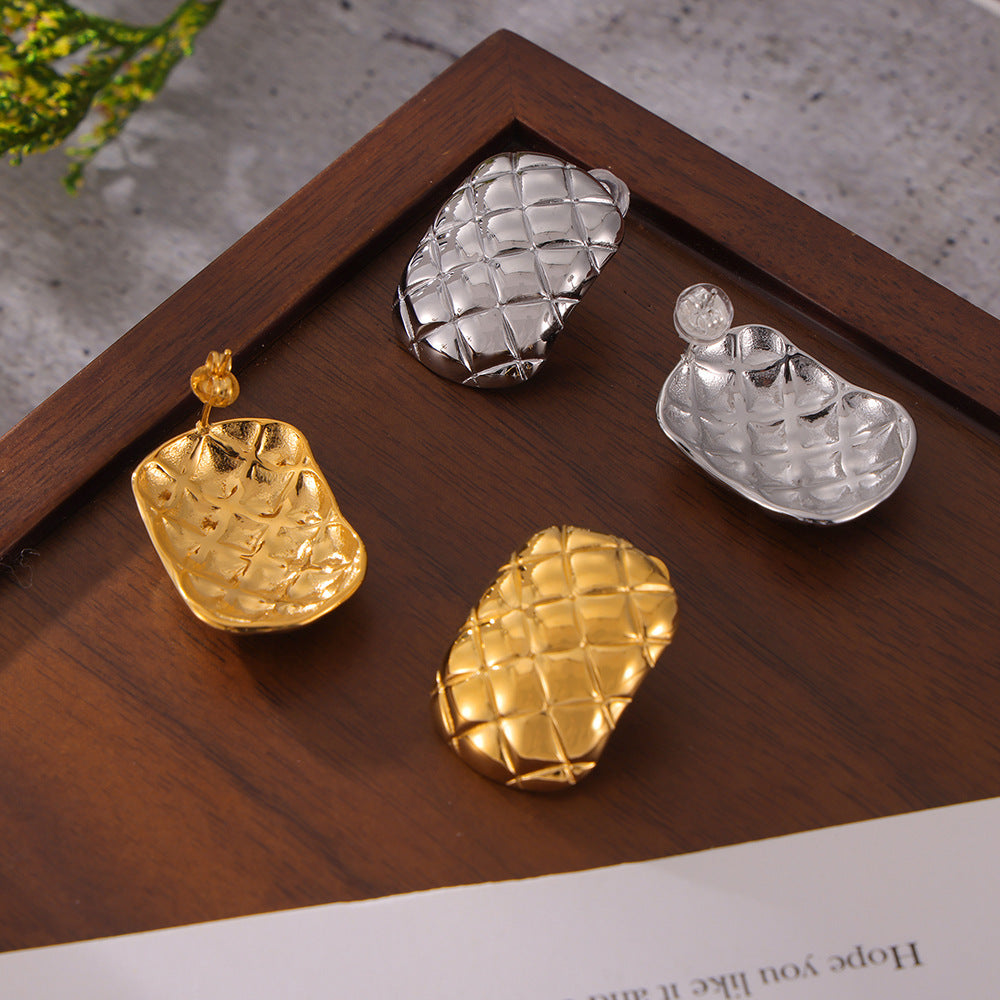 SQUARE MESH EARRINGS