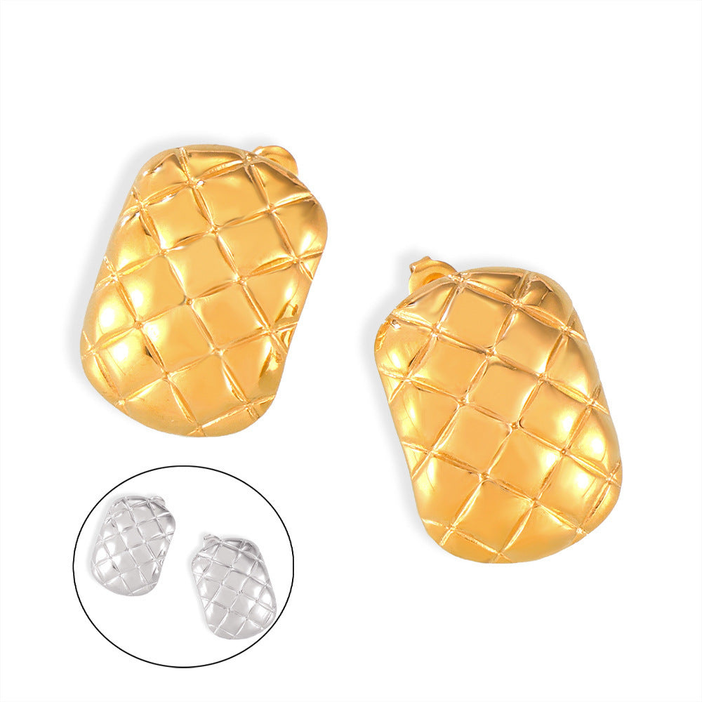 SQUARE MESH EARRINGS