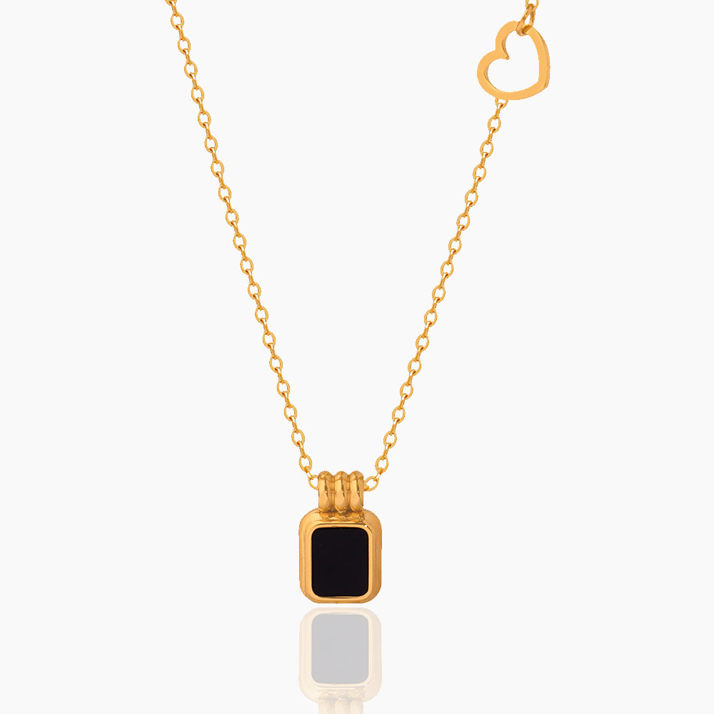 SQUARE PENDANT NECKLACE