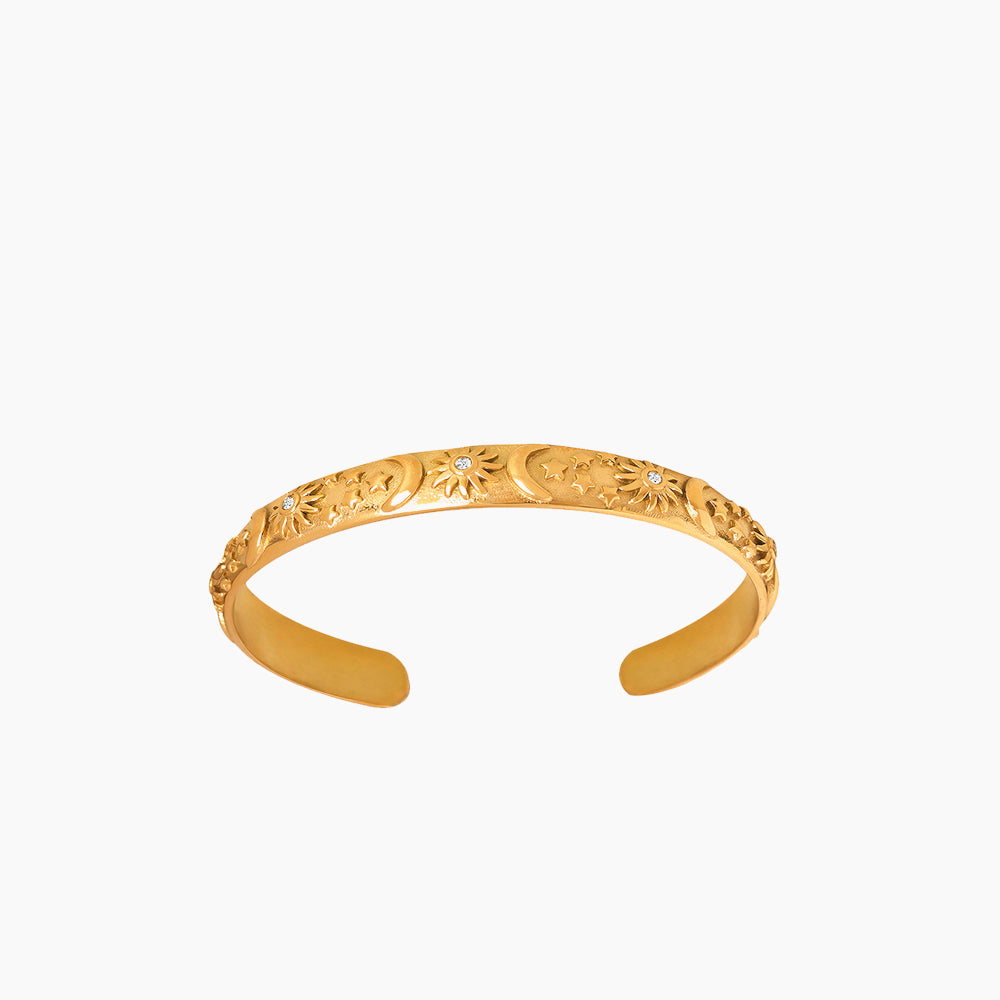 STAR MOON PATTERN BRACELET