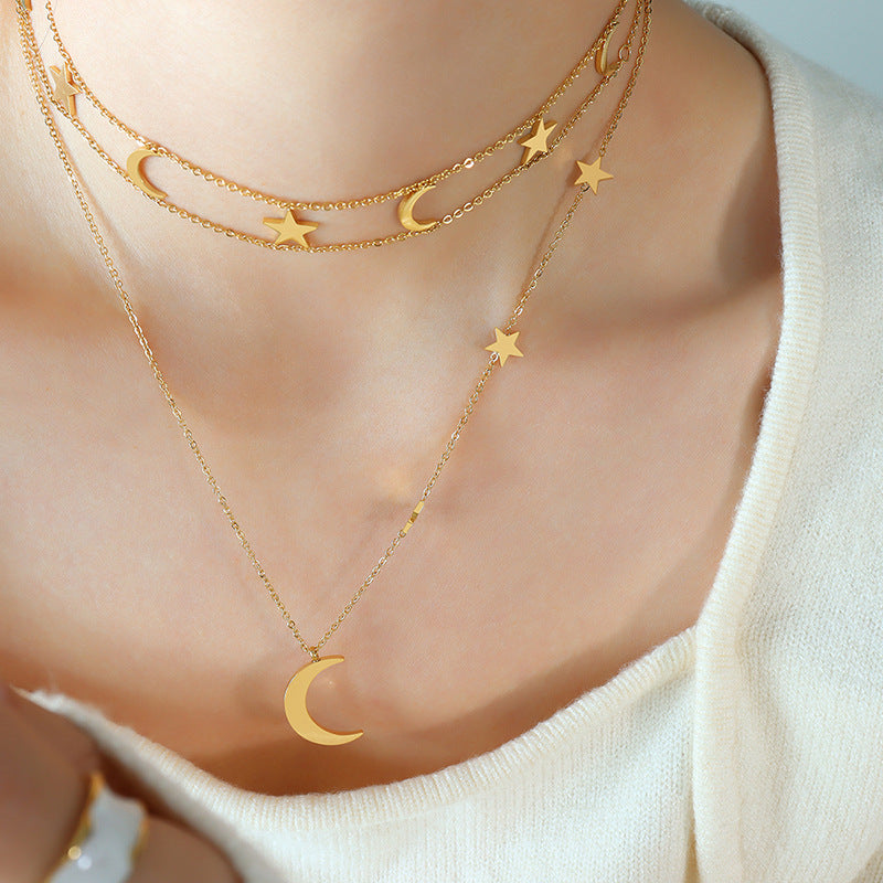 STAR MOON MYTHICAL NECKLACE
