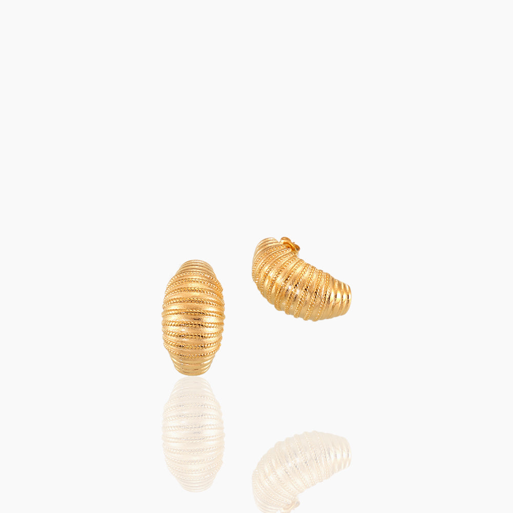 STRIPED TEXTURE EARRINGS
